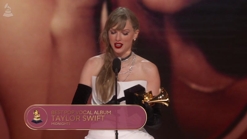 Midnight Wins Best Pop Vocal Album | 2024 GRAMMYs